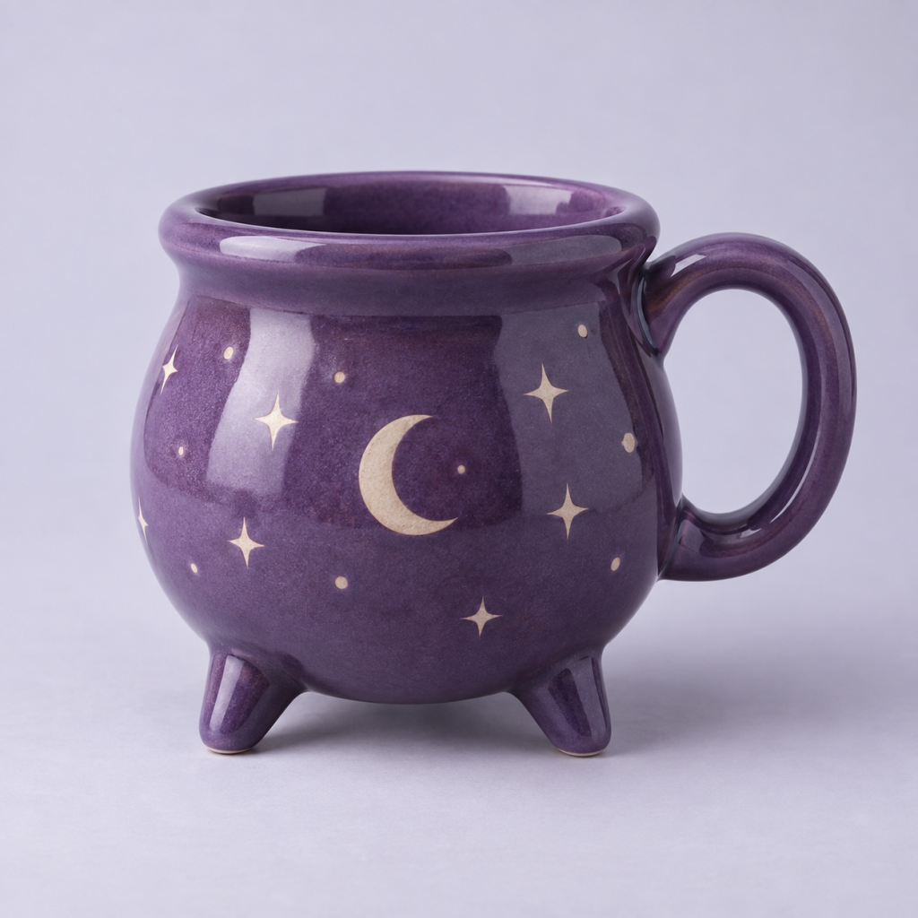 Violet Witch Cauldron Mug