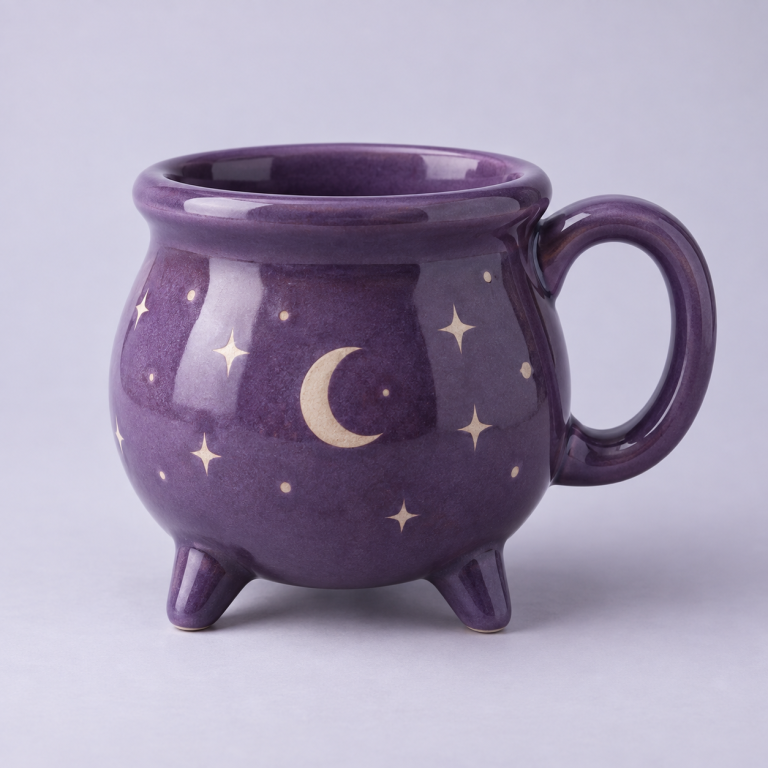 Violet Witch Cauldron Mug