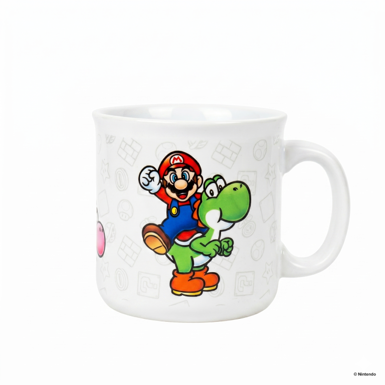 Super Mario - Mario & Yoshi Camper Ceramic Mug (20oz)