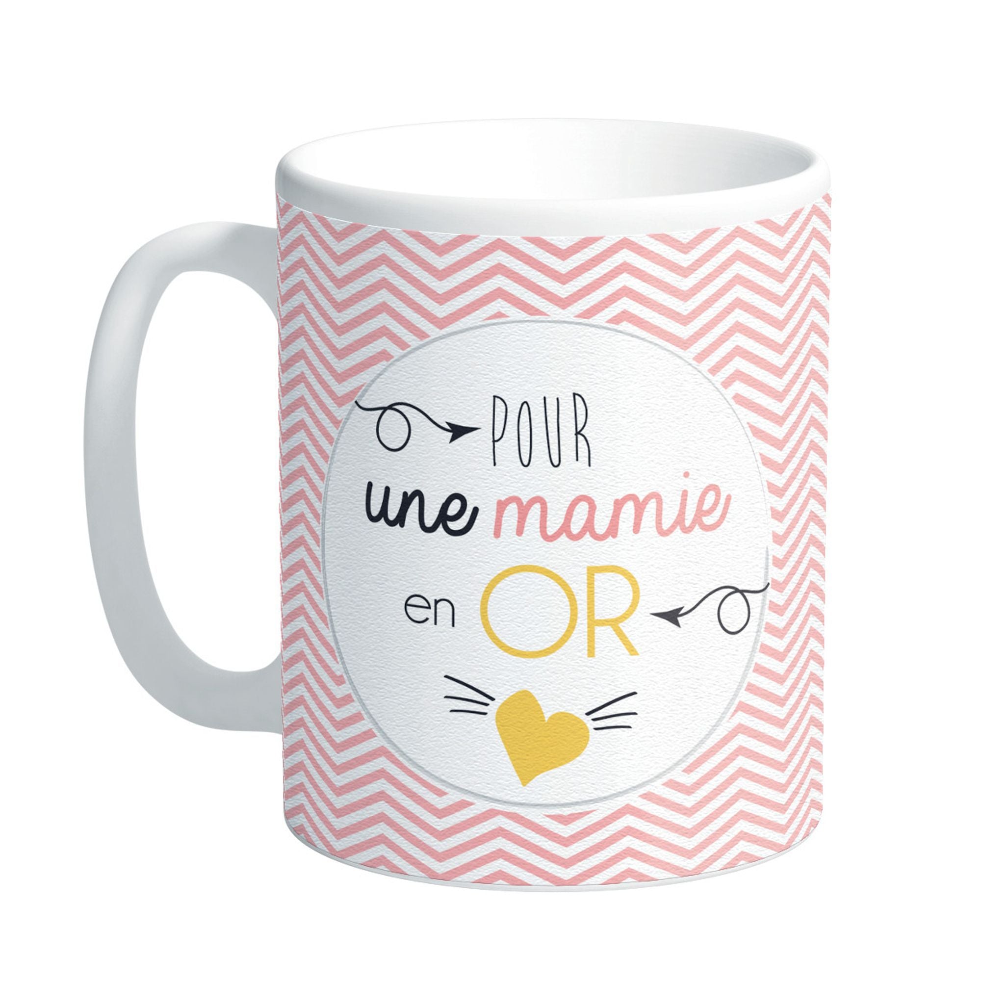 Mug Mamie en Or - Petits Messages