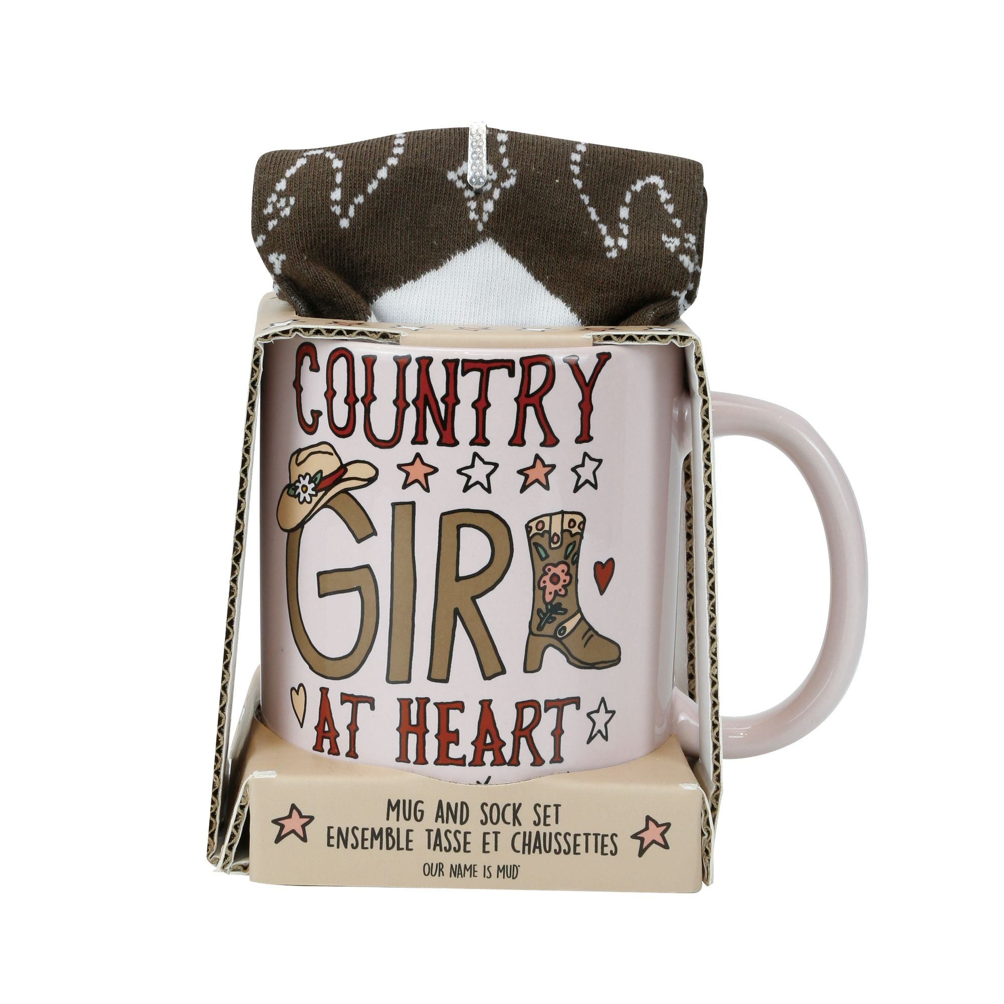 Country Girl Mug Sock Set