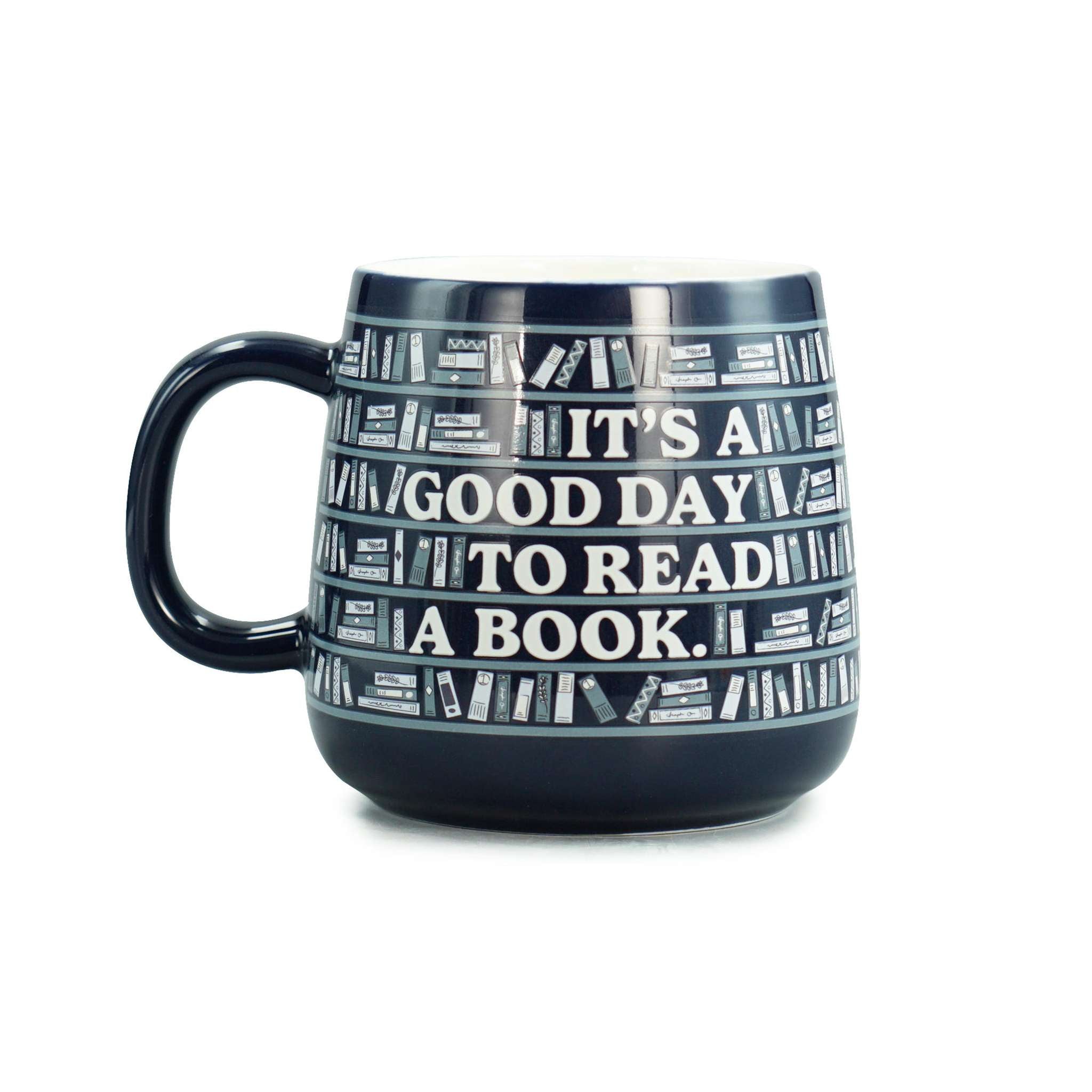 "It's A Good Day To Read A Book" Ceramic Mug - 370ml