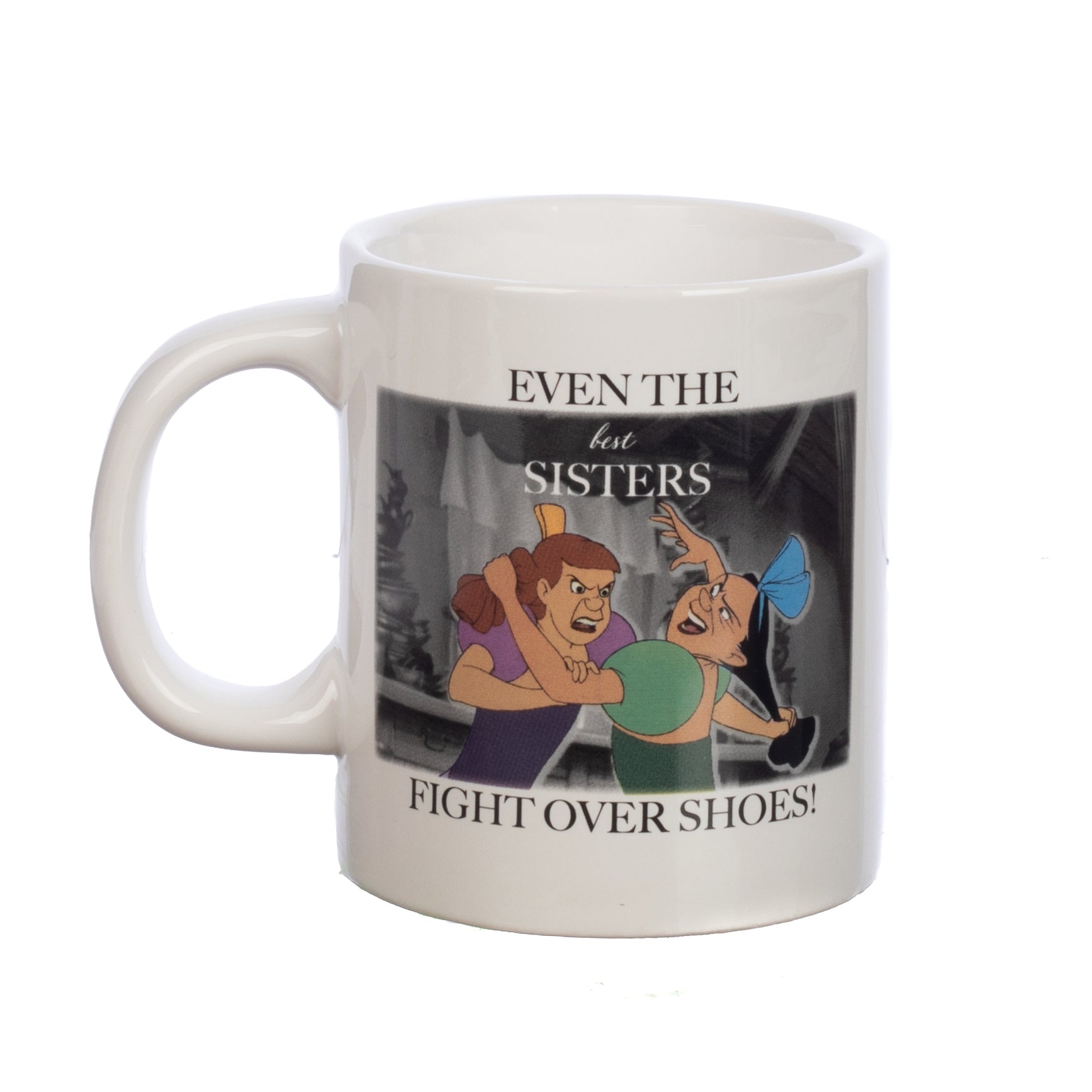 Disney Cinderella Meme Sisters Fight 16 oz. Ceramic Mug