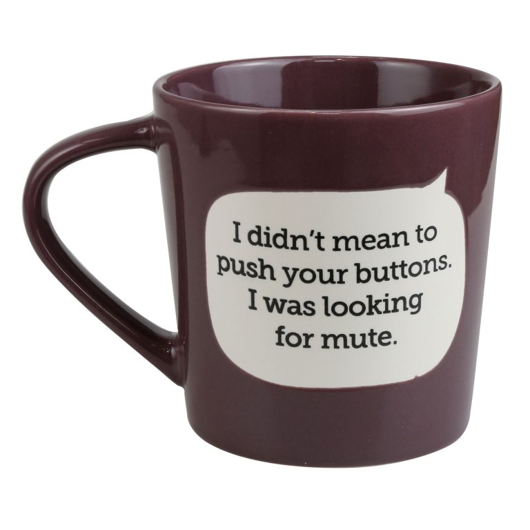 Dirty Mud Mute Button Mug