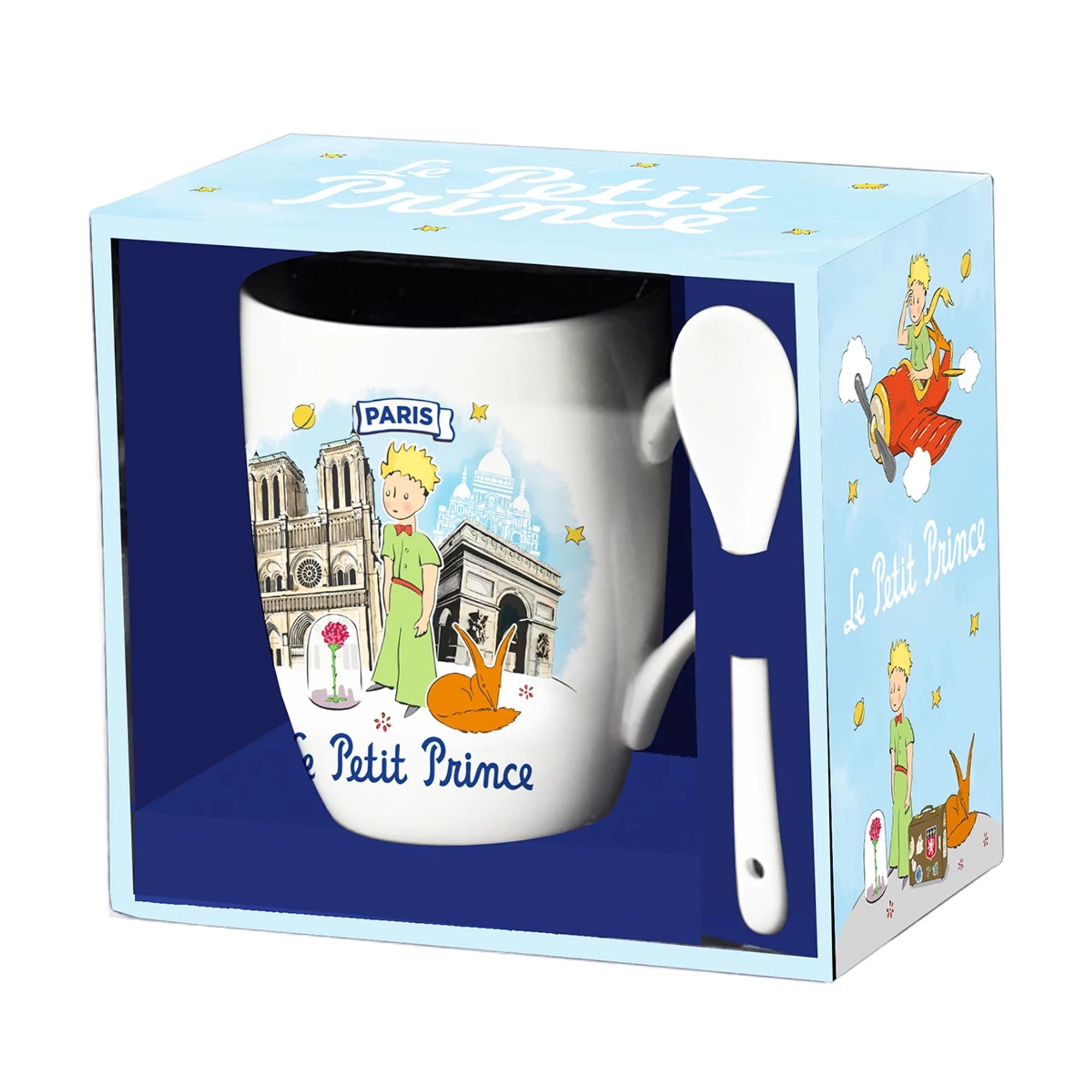 Mug avec cuillère Le Petit Prince à Paris - Le Petit Prince