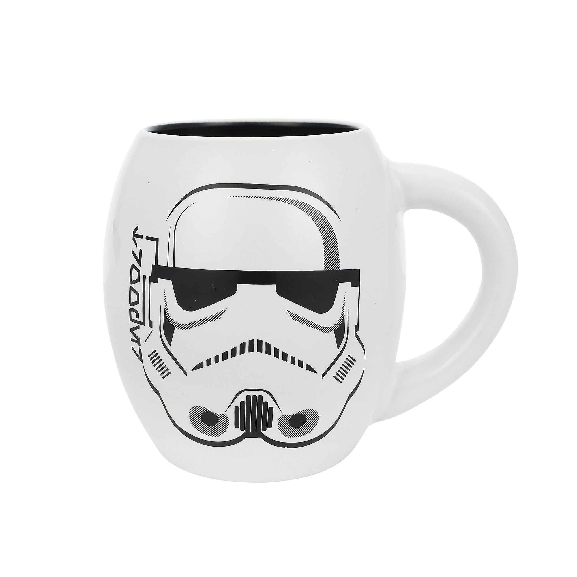 Star Wars Stormtrooper 18 oz Ceramic Oval Mug for Hot & Cold Drinks