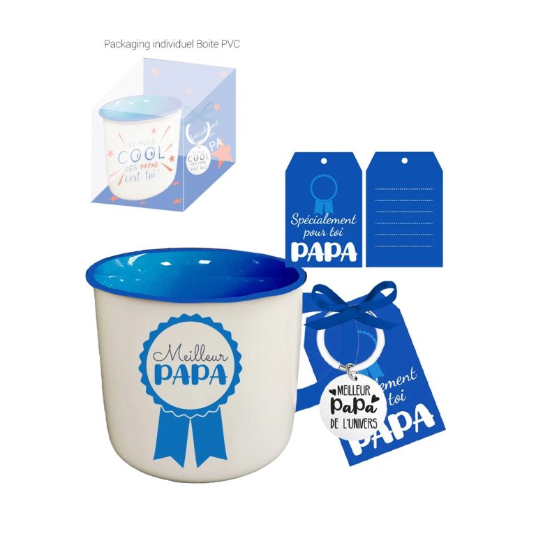 Mug Meilleur Papa Porte-Clés - Petits Messages