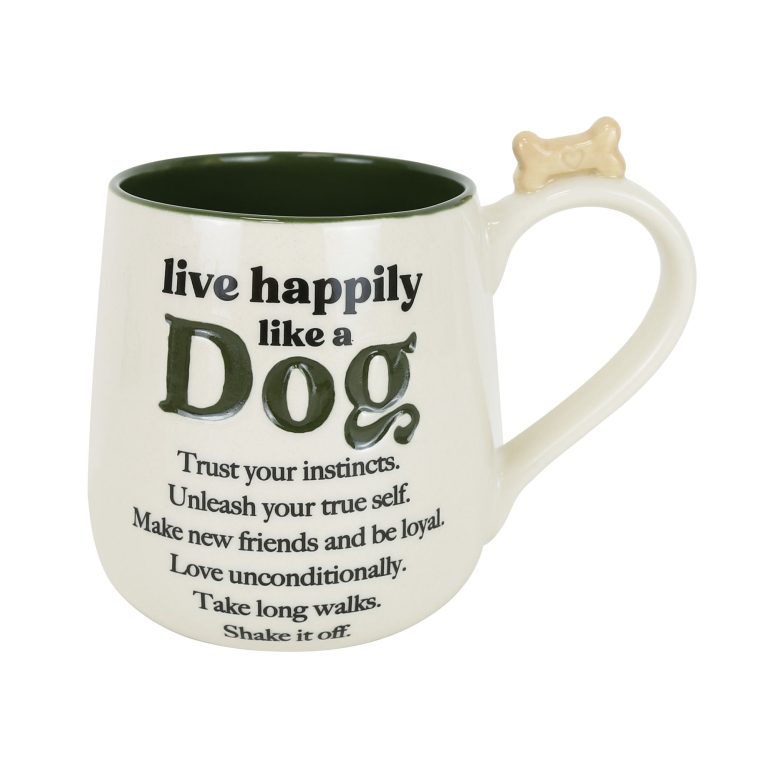 Happy Dog Artisan Mug