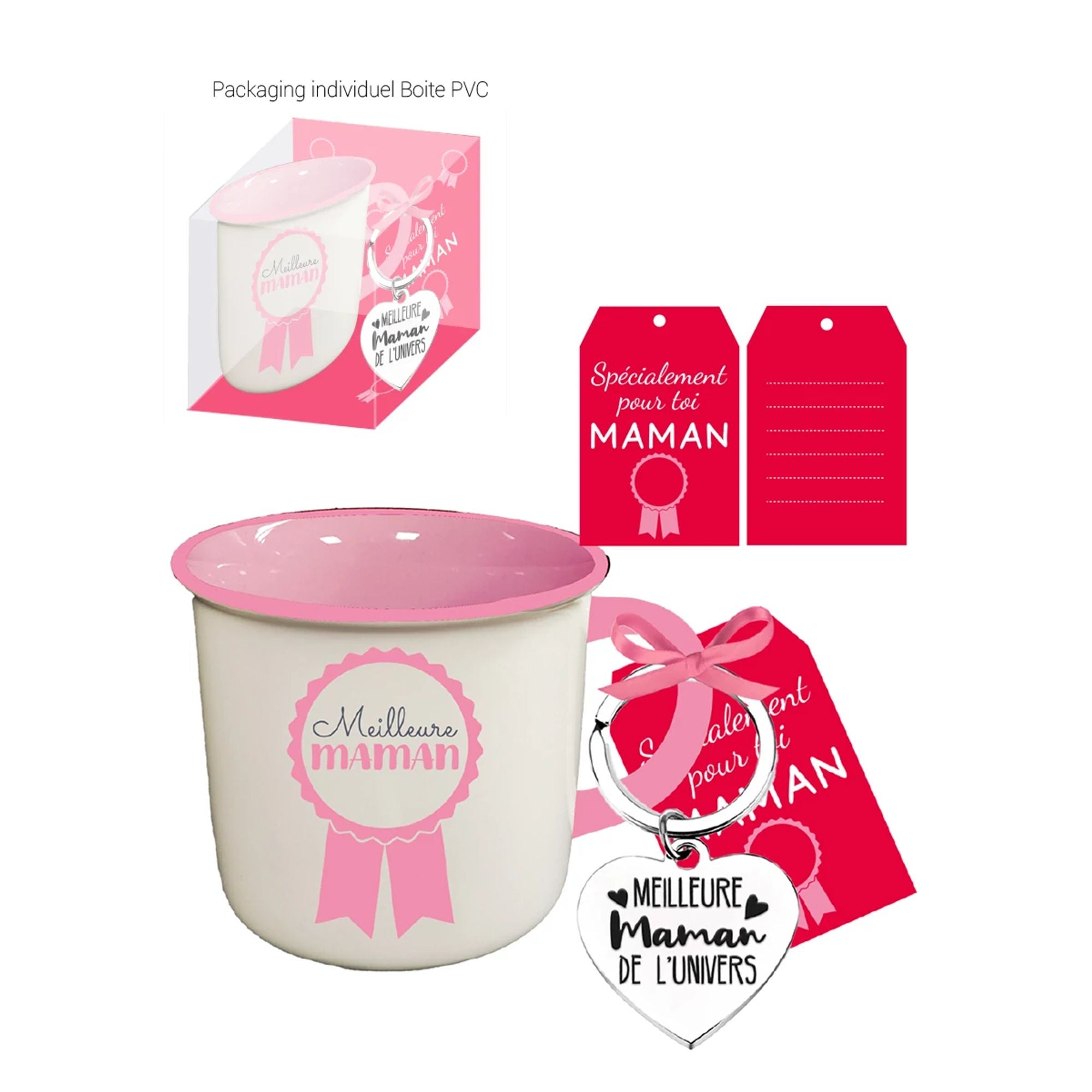 Mug Meilleure Maman Porte-Clés - Petits Messages