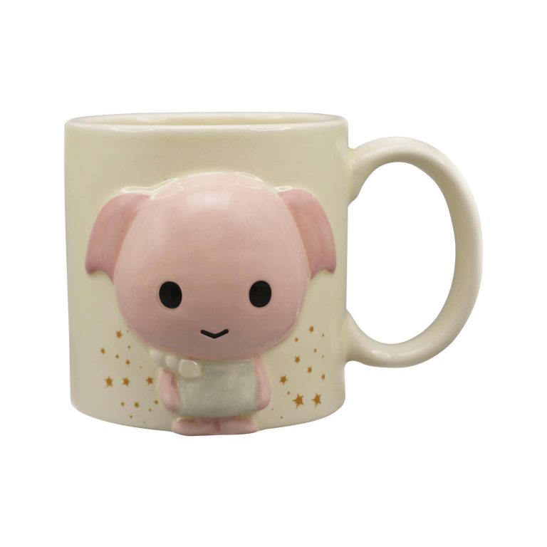Harry Potter Kawaii Dobby Embossed Ceramic Mug - 350ml