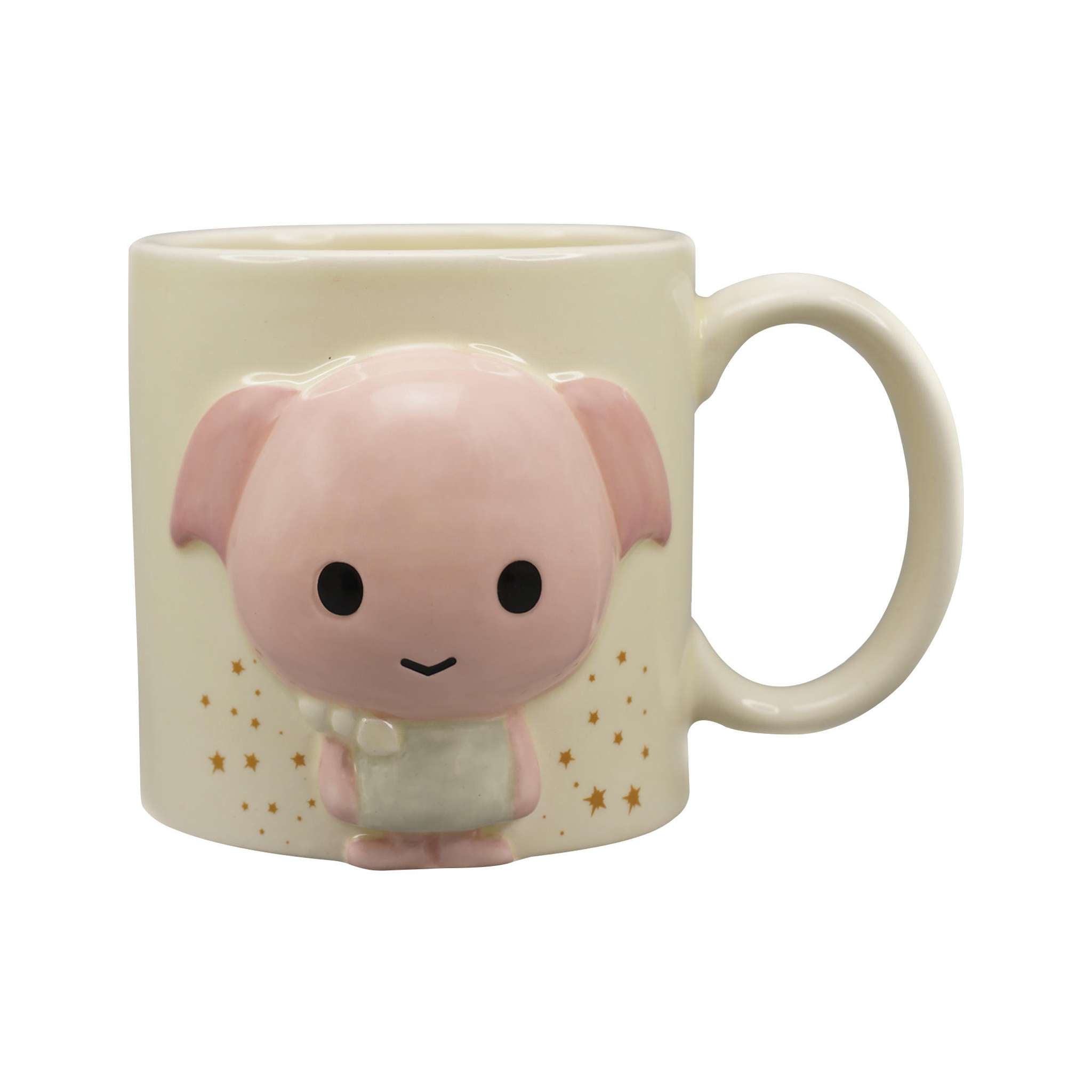 Harry Potter Kawaii Dobby Embossed Ceramic Mug - 350ml