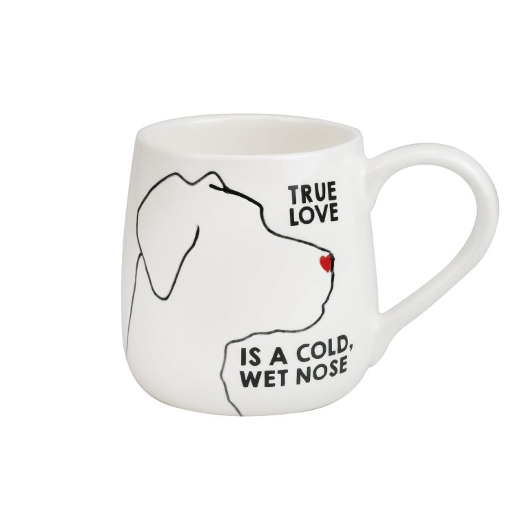 True Love Dog Etched Mug