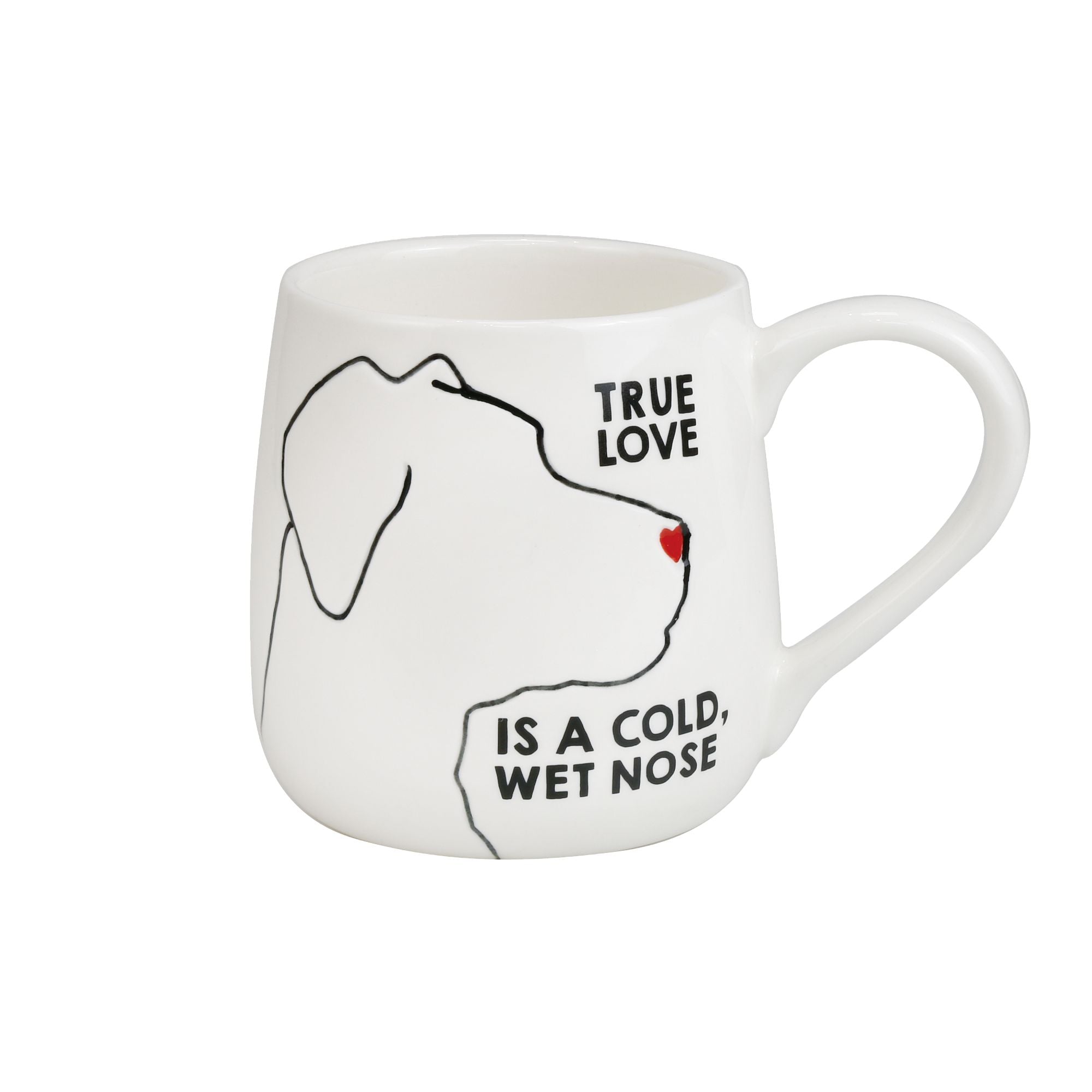 True Love Dog Etched Mug