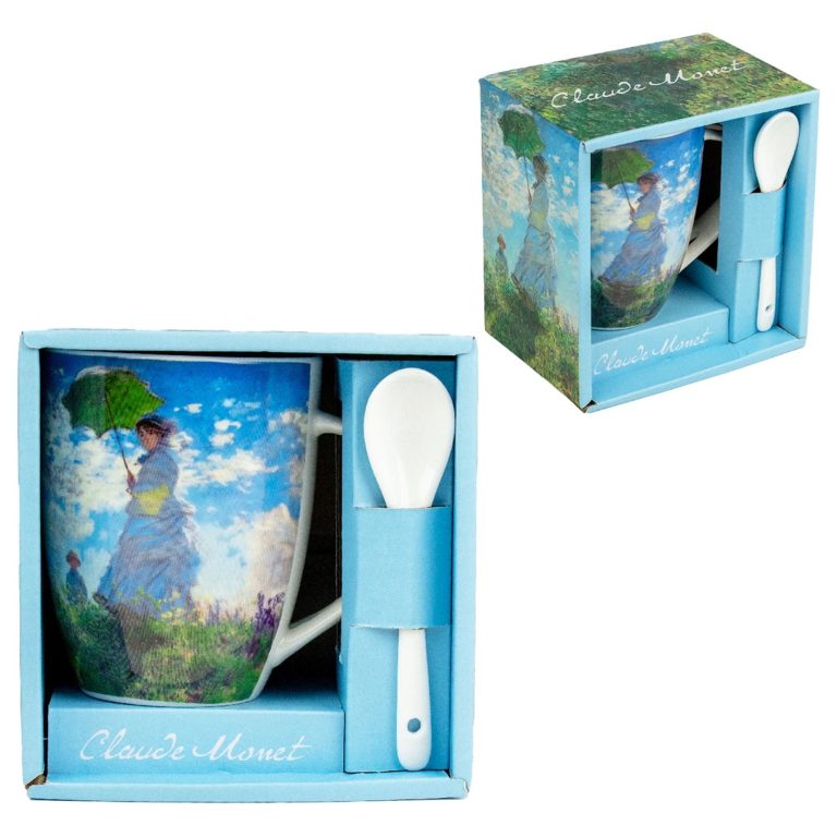 Mug avec cuillère La Promenade - Monnet