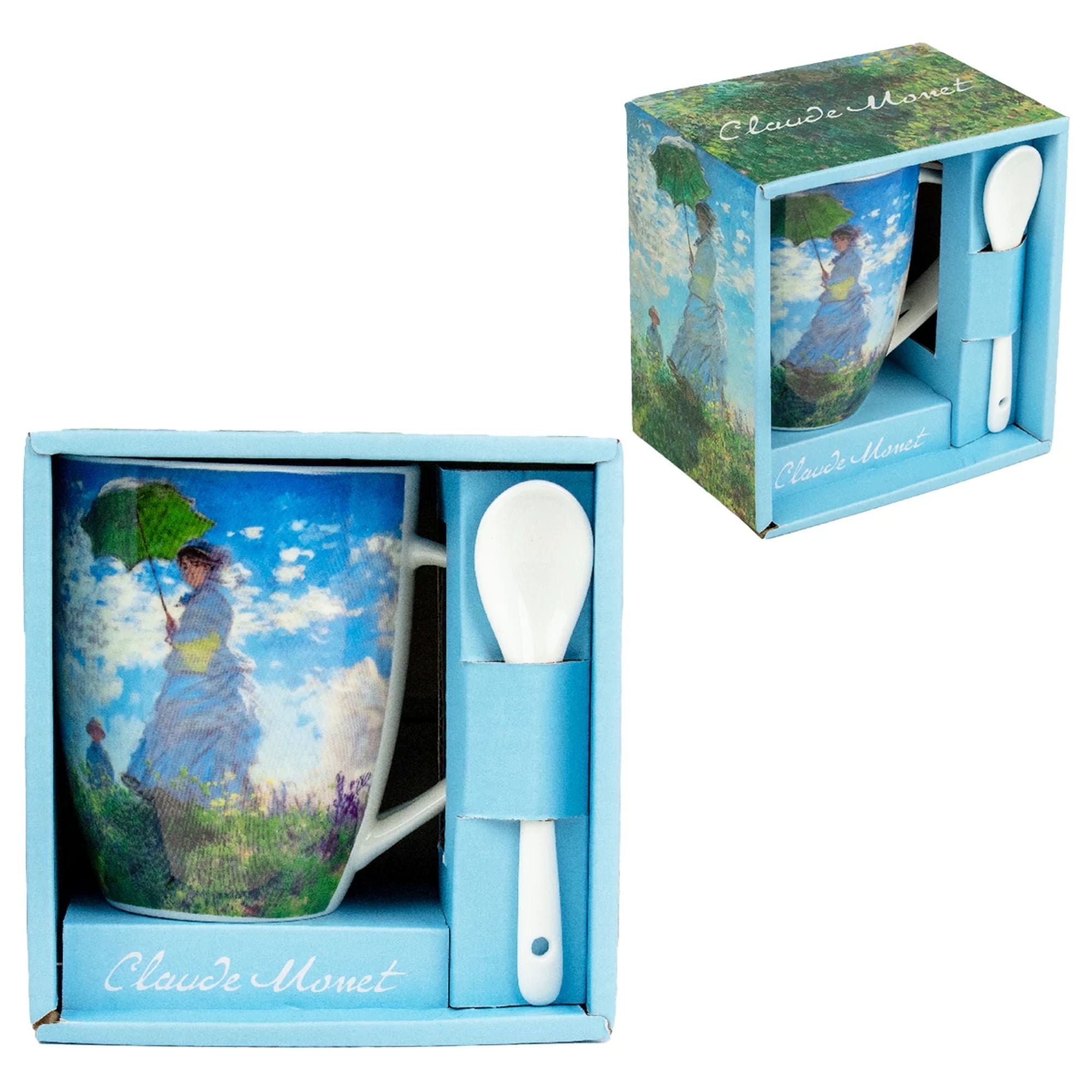 Mug avec cuillère La Promenade - Monnet