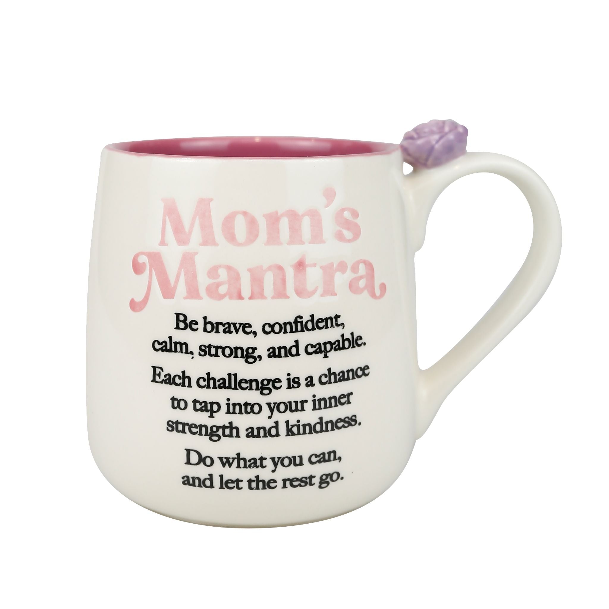 Mom Mantra Sculpted Mug 16 oz