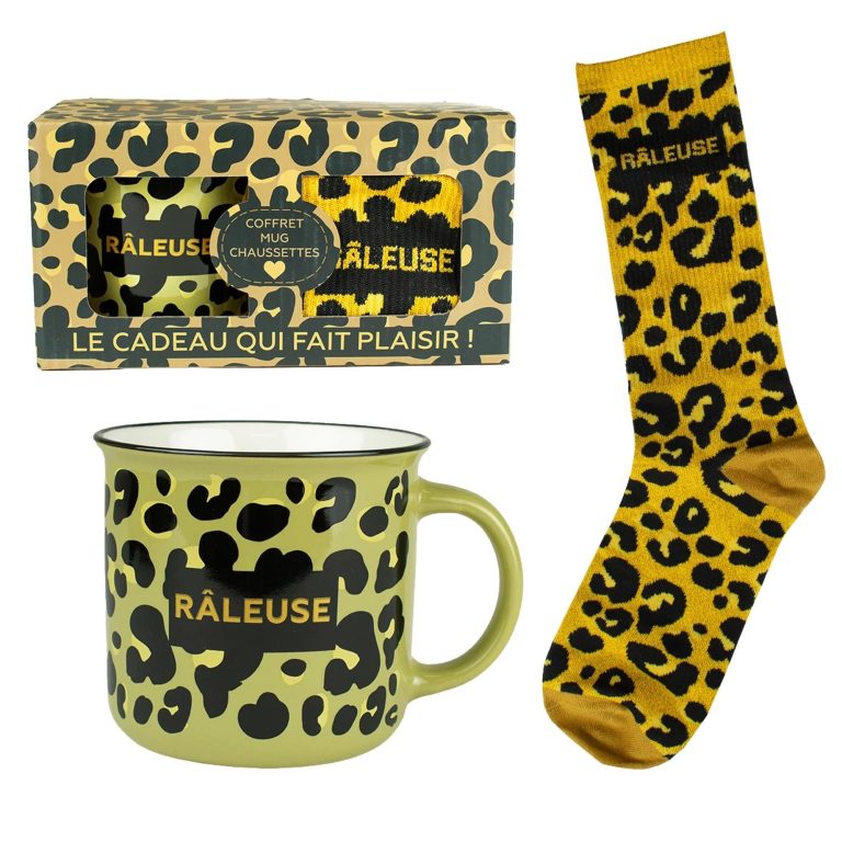 Set mug avec chaussette Râleuse - Petits Messages