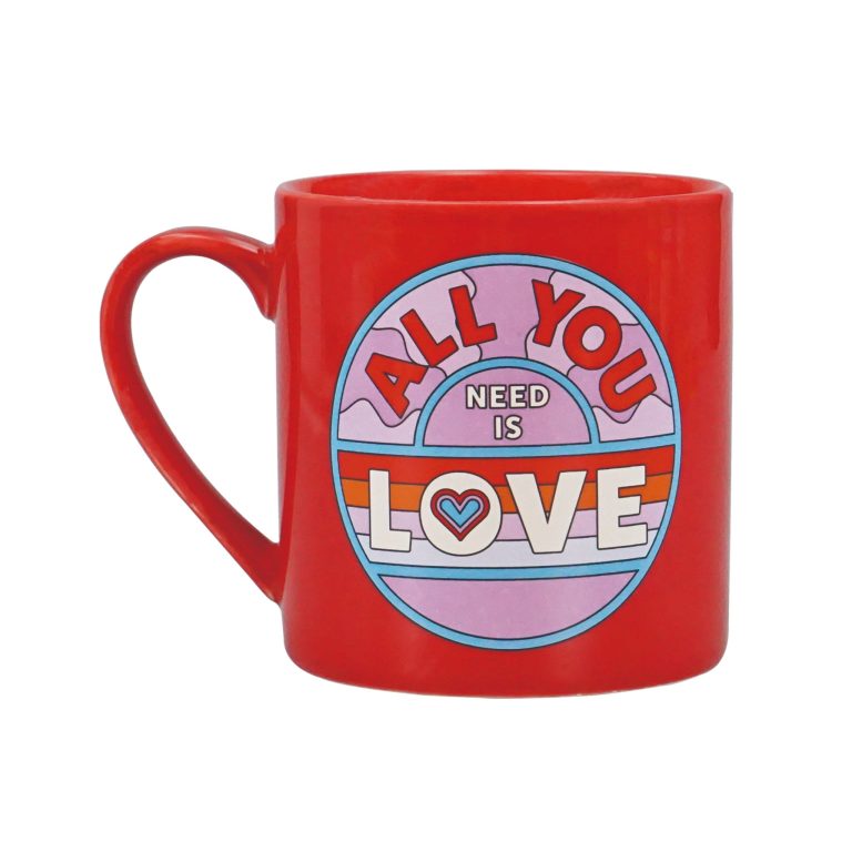 The Beatles All You Need Is Love Stoneware Mug - 310ml