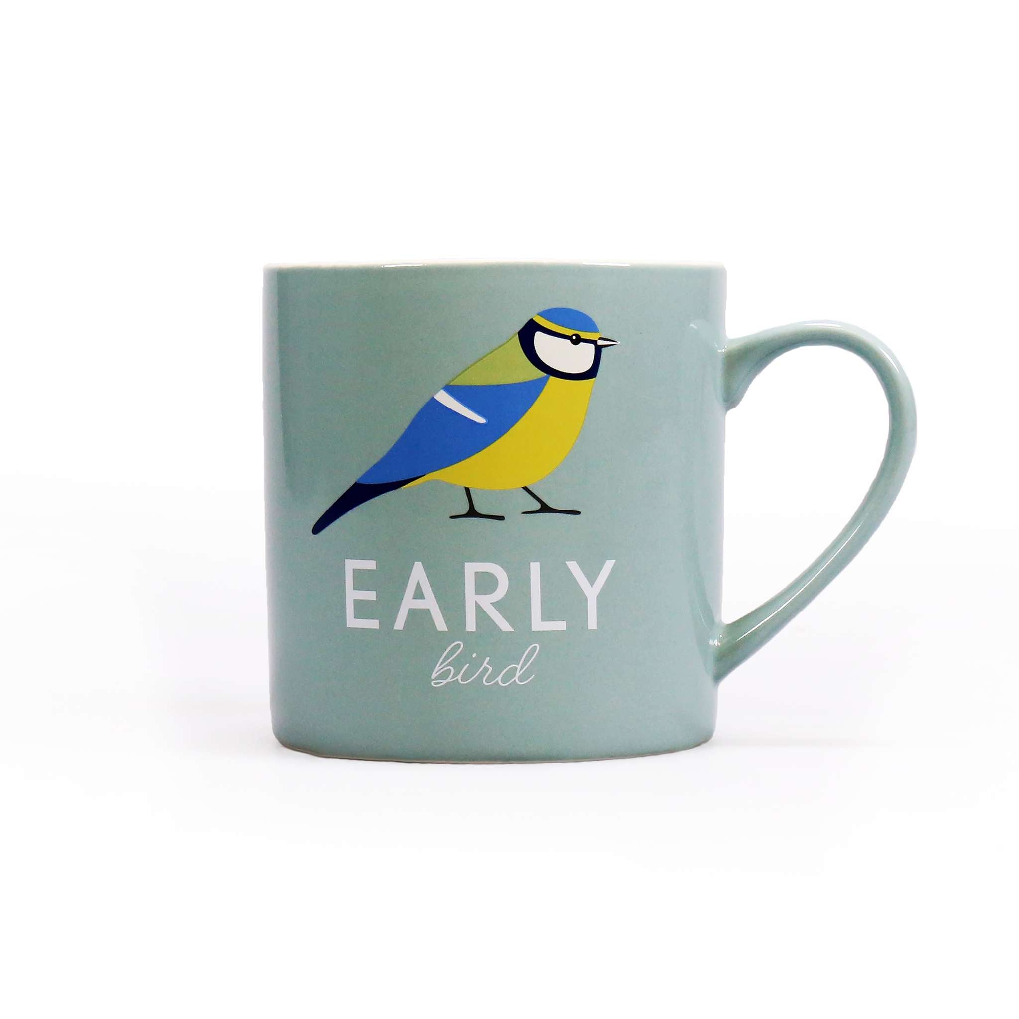 RSPB Blue Tit “Early Bird” Porcelain Mug - 310ml