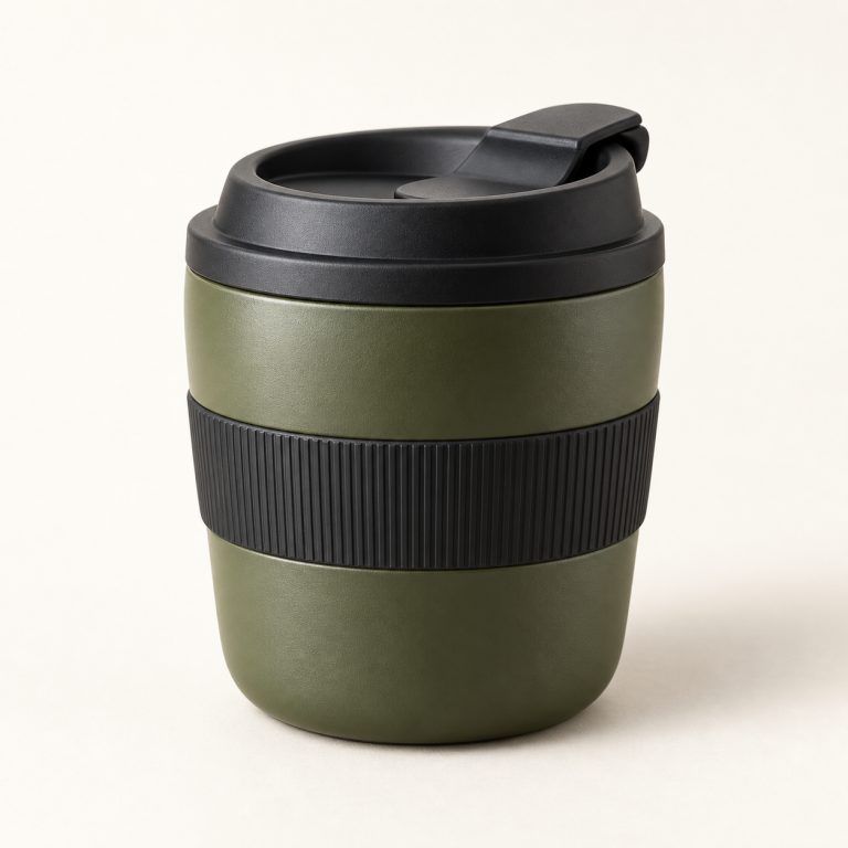 Olive Flip Lid Commuter Cup