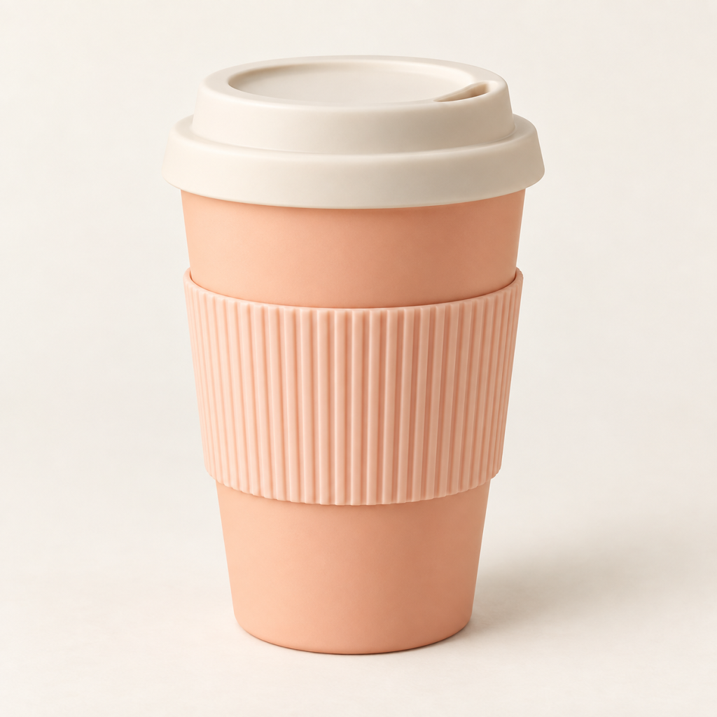 Peach Coffee Commuter Cup
