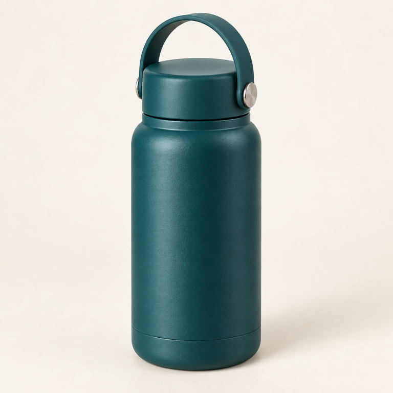 Teal Carry Strap Flask